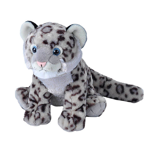 Snow Leopard Cub 12" Plush