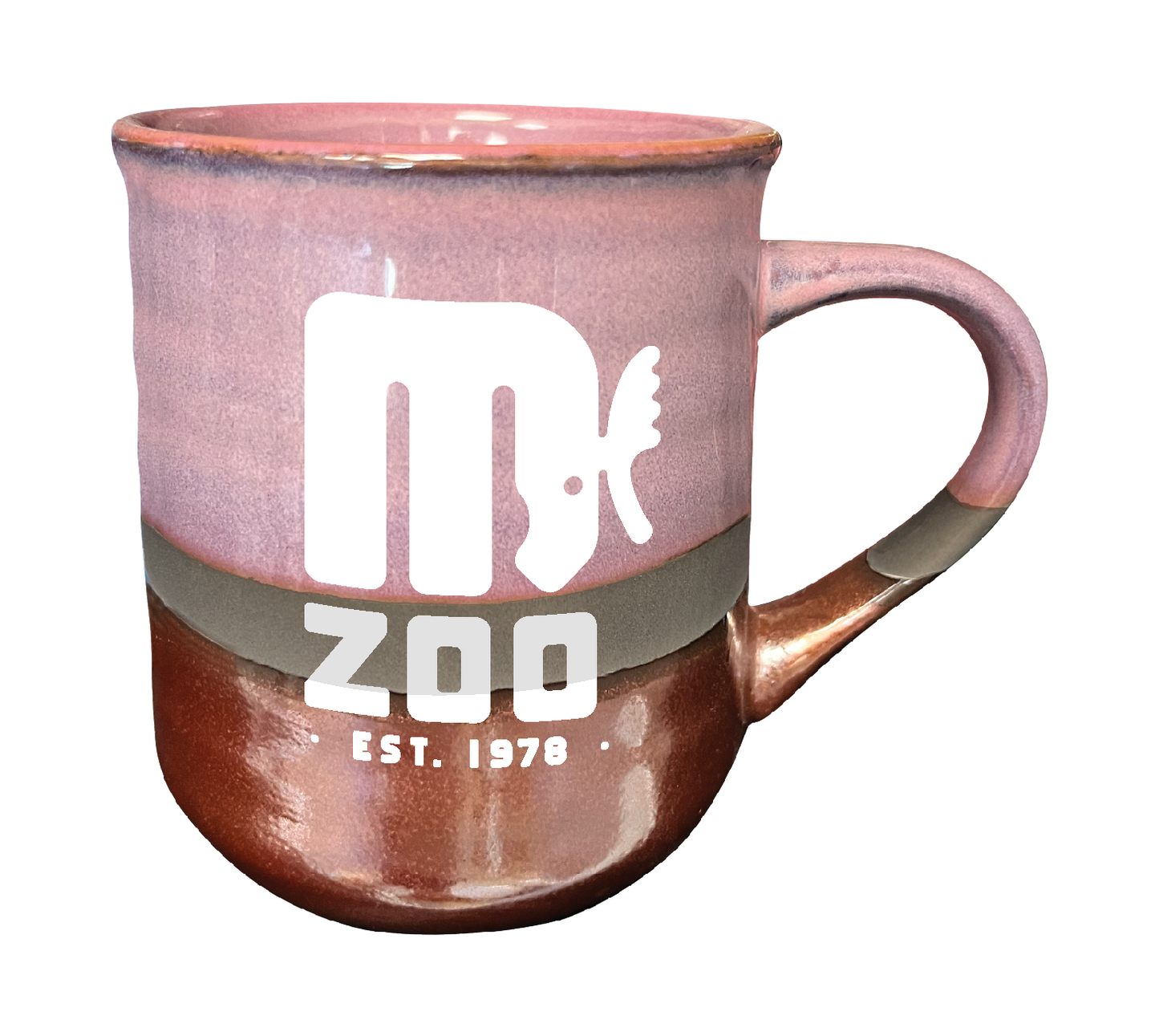 Retro Moose Logo Ceramic Copper-bottom Glazed Coffee Mug 18oz