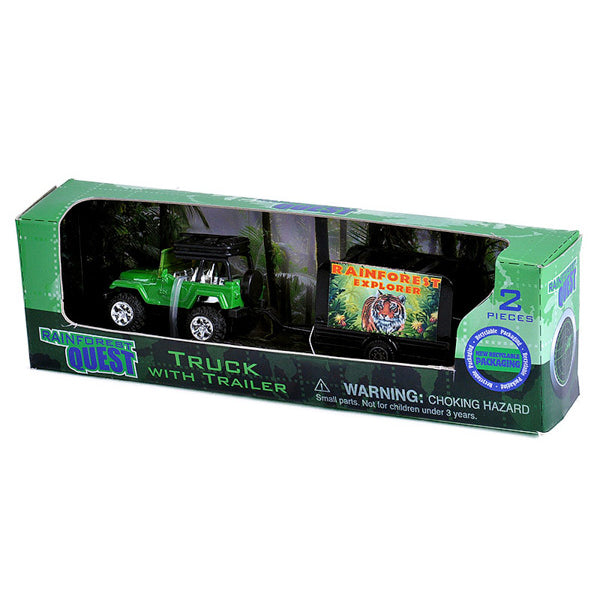 Rainforest Quest Truck With Trailer