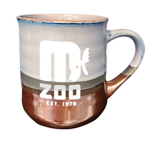 Retro Moose Logo Ceramic Copper-bottom Glazed Coffee Mug 18oz