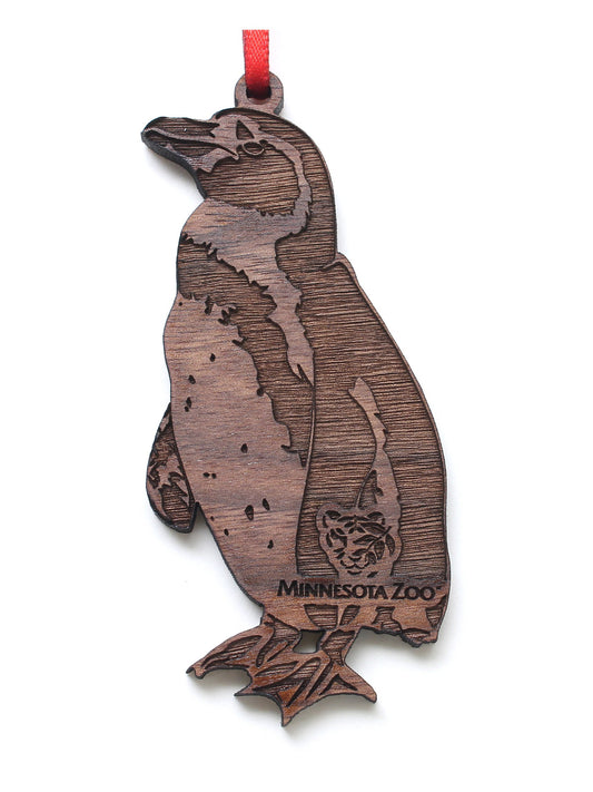 African Penguin Wooden Ornament