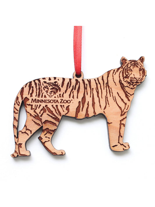 Tiger Wooden Ornament