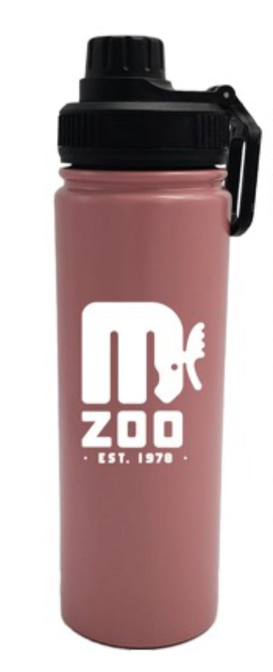 Retro Moose Logo Slim Waterbottle 22oz